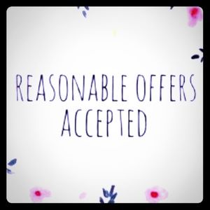 Reasonable Offers are welcome!